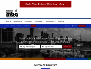 careersuccess.nbmbaa.org screenshot
