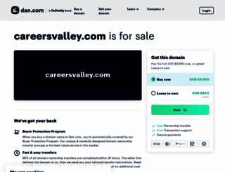 careersvalley.com screenshot