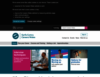 careerswales.com screenshot