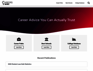 careerswiki.com screenshot