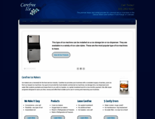 carefreeice.com screenshot
