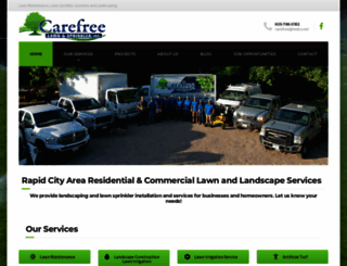 carefreelawnandsprinkler.com screenshot