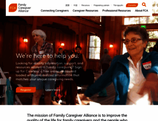 caregiver.org screenshot