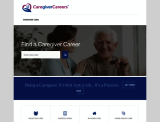 caregivercareers.com screenshot