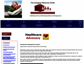 caregiverresourcecenter.com screenshot