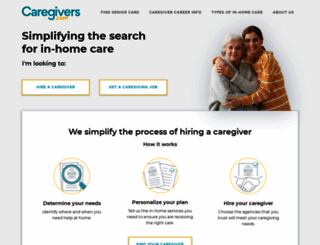 caregivers.com screenshot