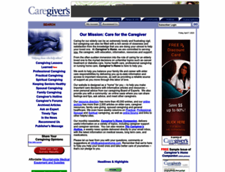 caregivershome.com screenshot