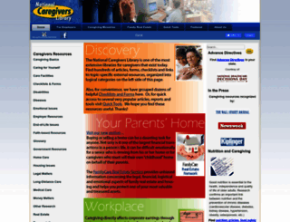 caregiverslibrary.org screenshot