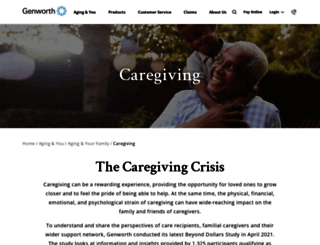 caregiving.genworth.com screenshot
