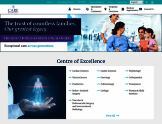 carehospitals.com screenshot