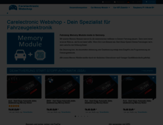 carelectronic-webshop.de screenshot