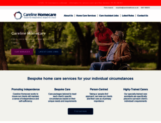 carelinehomecare.co.uk screenshot