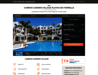 carema-garden-village-2.fornells.hotels-balearic-islands.com screenshot