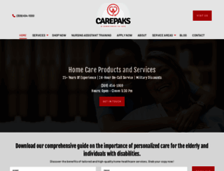 carepakshs.com screenshot