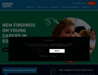 carers.org screenshot