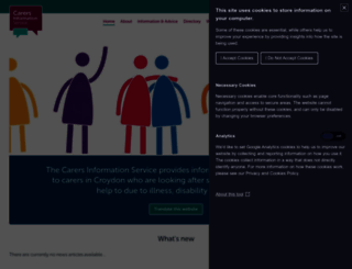 carersinfo.org.uk screenshot