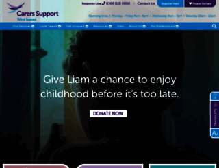 carerssupport.org.uk screenshot