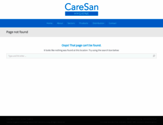 caresanhygiene.co.uk screenshot