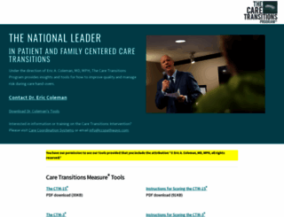 caretransitions.org screenshot