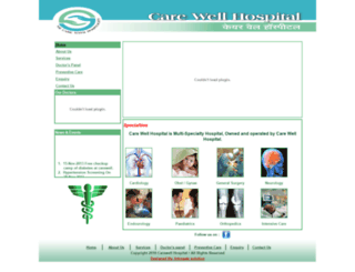 carewellhospital.in screenshot