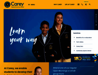 carey.com.au screenshot