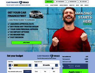carfinancedeals.com screenshot