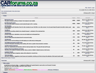 carforums.co.za screenshot