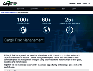 cargillriskmanagement.com screenshot