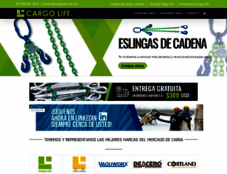 cargo-lift.com.mx screenshot