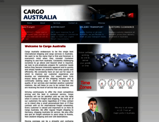 cargoaustralia.com.au screenshot