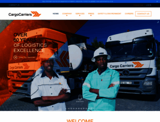 cargocarriers.co.za screenshot