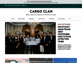 cargoclan.cathaypacificcargo.com screenshot