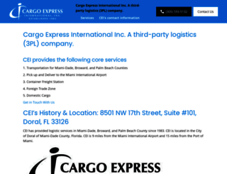 cargoexpressintl.us screenshot