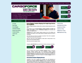 cargoforce.com screenshot