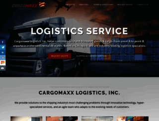 cargomaxxlogistics.com screenshot