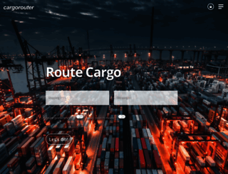 cargorouter.com screenshot