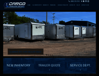 cargotrailersales.com screenshot