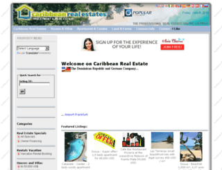 caribbean-real-estates.com screenshot