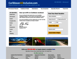 caribbeanallinclusive.com screenshot