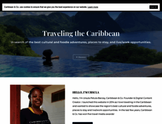 caribbeanandco.com screenshot