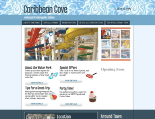 caribbeancovewaterpark.com screenshot