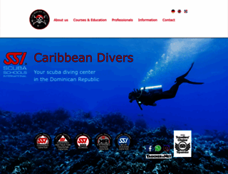 caribbeandivers.de screenshot