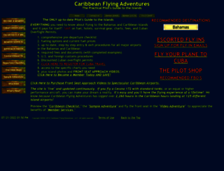 caribbeanflyingadventures.com screenshot