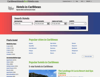 caribbeanislandsbesthotels.com screenshot