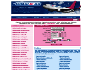 caribbeanjet.com screenshot