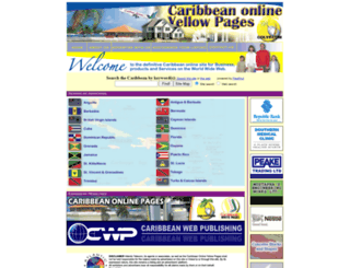 caribbeanonlineyellowpages.com screenshot