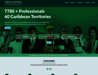 caribbeanprofessionalsdirectory.com screenshot