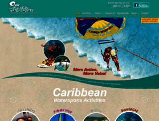 caribbeanwatersports.com screenshot