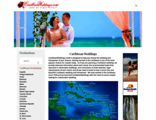 caribbeanweddings.com screenshot
