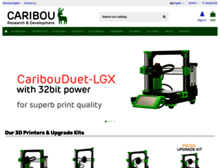 caribou3d.com screenshot